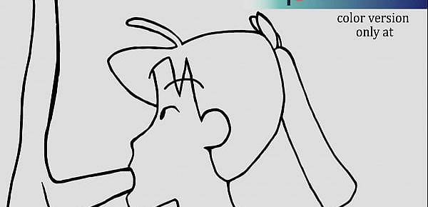  Shin chan hentai animation Yoshinaga doing a blowjob (smooth and color version only at Patreon)